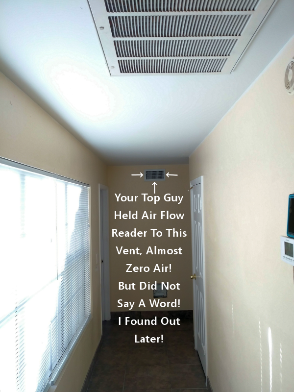 Hallway Vent Zero Air WT